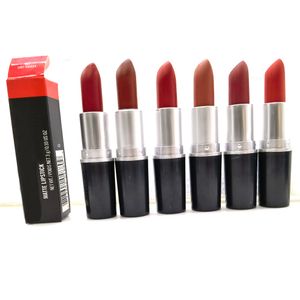 Matte Lipstick M Makeup Luster Retro Lipsticks Frost Sexy 3g 12 colors lipsticks with English Name