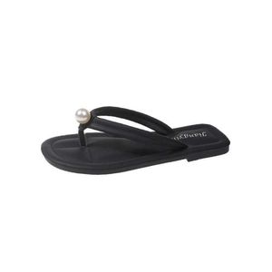 Terlik Kadın Ayakkabı 2024 Yaz Yeni Moda Flip Flops Kadın Sığ Açık Ayakkar IC Casual Zapatos de Jer01n2W8 H240322