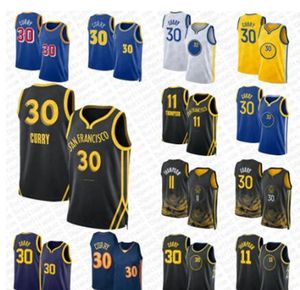 Stephen Curry State''Warriors''Basketball Jersey Klay Thompson Mens Green Andrew Wiggins 2023 2024 City Jerseys Blue Black Shirt 30 11 22