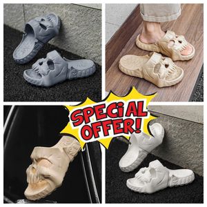 Top quality Creative Skull Slippers Summer Men Slippers Outdoor Beach Sandals Non-slip Indoor Slides Shoes GAI 40-45