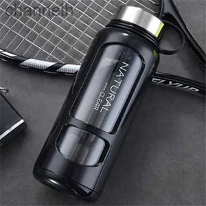 Water Bottles Portable Water Bottle Glass 520/650/1000ml Large Capacity Cup Fitness Outdoor Sports Leak-proof Bike Climbing Camping yq240320