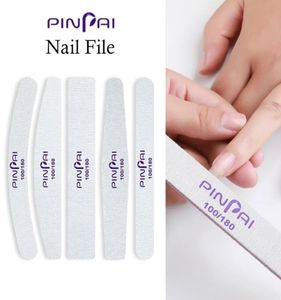 Tırnak dosyaları pinpai 100180 Grits Set Manikür Pedikür Tampon Blok Sanat İpuçları UV Jel Parlatıcı Dosya Çift Yan Çiviler Aracı Kit6188728