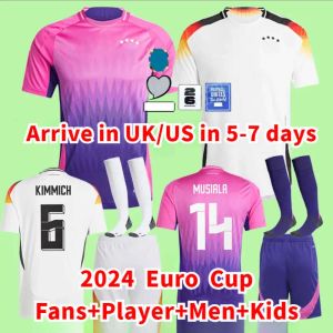 2024 Hummels Gnabry Soccer Jerseys Kit 24 25 Kroos Werner Reus Muller Gotze Men Football Shirts Kids Kits fans Spelarversion hem borta