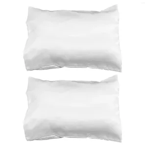 Pillow Covers Case Cover Silk Soft Pillowcase Cushion Decorative Satin Throw Sofa Cooling Cases Body Pillowcases Couch Bed Plush