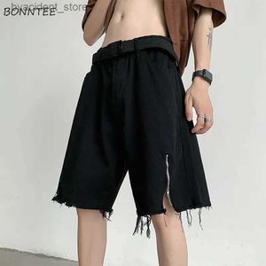 Men's Shorts Shorts mens denim Trousers American street clothing youth 2023 summer handsome Y2k clothing bag S-3XL unisex hip-hop style L240320