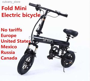 Rowery jazdy mini składany rower ektryczny dla dorosłych rowerów ektryk eBye EBIKE EBIKE 30 km Zakres 36V 13AH L240319