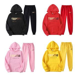 Designer Mens Hoodie Trapstar Tracksuit Women Sportswear Suit Hooded Pants Brodery Plush Letter dragkedja byxor hoodie hiphop hoodies byxor uppsättningar xx