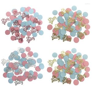 Party Decoration Baby Shower Rose Gold Oh Paper Confetti Kids Boy Girl Happy Birthday Gender Reveal Table Scatter Supplies