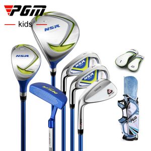 Clubs Set di mazze da golf per bambini per mano sinistra per altezza 120 * 165 cm Ragazzo Ragazza Bambini Junior Apprendimento Ferro Carbon Rod Putter Copricapo Borsa da golf