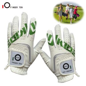 Guanti da 2 pezzi/1 paio di pad in pelle sintetica Kids Golf Glove Junior Youth Restro Right Hand Coppia Autumn Dimensioni S M L XL