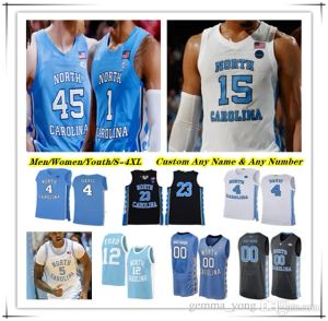 Maglia da basket North Carolina Tar Heels UNC College RJ Davis Armando Bacot Harrison Ingram Cormac Ryan Elliot Cadeau Seth Trimble Jalen Washington Vince Carter