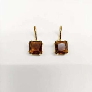 Luxury Jewery Swarovskis Earring Fashion Simple Square Droplet Earrings for Women Millenia Candy Crystal Fresh Square Diamond Earrings