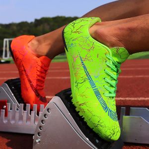 Ayakkabı 2023 Erkek Track Field Olays Cleats Sprint Ayakkabıları Sporcu Kısa Spiker Koşan Spor Ayakkabıları Eğitim Yarış Spor Ayakkabıları Boyut Boyutu 3545