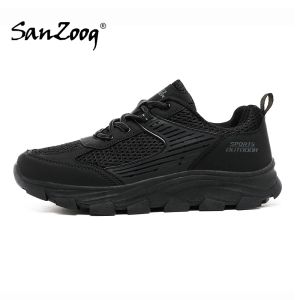 Shoes Black Hiking Shoes Trekking For Men Women Trail Running Shoes Outdoor Sports Sneakers Mountain Climbing Platform Thick Soles