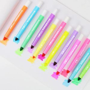 12ColorsSet Pastel Gel Dry Highlighters Fragrance Bible Pen No Bleed Art Markers Journaling School Supplies 240320