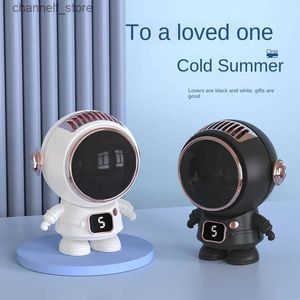 Electric Fans 2023 New Hanging Neck Fan Cartoon Mini Silent Small Fan Handheld Wholesale Portable USB Folding Electric Fan Cooling ProductsY240320