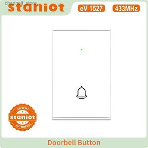 Doorbells Staniot B100 Kablosuz Kapı Toru Tuya Akıllı Ev Güvenlik Kiti Video Kapı Zili 433MHz GSM Hırsız Alarm Sistemi240320