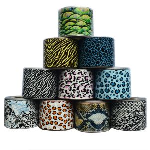 Kit 10 Rolls Nail Sticker Slider Set Colorful Pea Leopard Print Water Decal Wraps Nail Art Decor Beauty Foil Manicure 50m*4cm