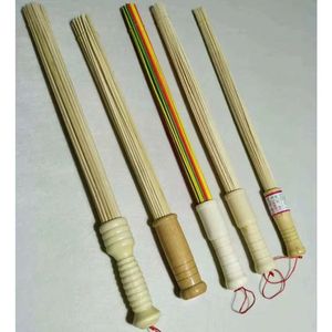 1pc Natural Bamboo Pat Fitness Sticks Massage Relaxation Masseur Hammer Stick Sticks Fitness Pat Environmental Wooden Handle