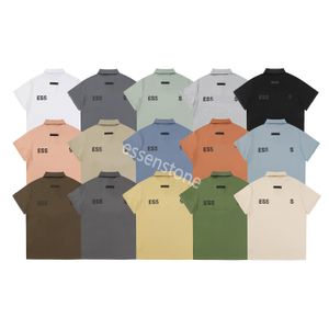 Ess moletom novo masculino topo crocodilo bordado camisa polo de manga curta sólida camisa polo masculino polo homme magro roupas masculinas medos oversize