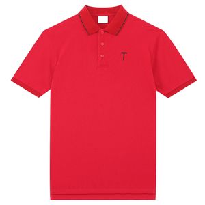 Moda Erkek Tişörtleri Erkek Polo Kısa Kollu Nefes Alabilir Üstler Tees Mektup Desen Baskı Erkekler Kadın Yaz T gömlekleri artı Erkekler Polo Gömlek M-XXL #B75