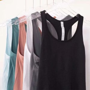 Yoga Vest Solid Workout Backless Shirts Sports Fiess Tank Top Women Active Wear Sleeveless Sexy Gym T Shir