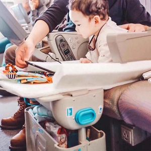 Bavullar bebek uyku bavul üzerinde tekerlekler seyahat çocukları sürüş uçak çok fonksiyonlu tasarım pp bagaj çocuk yatak kutusu valis