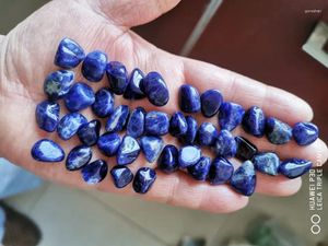 Dekorativa figurer 40 Sodalite Blue Tumbled 50g Bulk Stones Naturliga kristaller