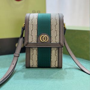 Designer Bag Womens Nimi phone bag Designer Handbag high quality Double ring Luxury Shoulder Bag Handbag Crossbody Bag Leather
