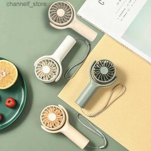 Electric Fans Portable mini 180 rotating fan charging mini air cooler electric injection bracket personal turbine handheld blower USBY240320