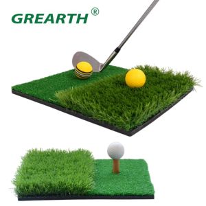 AIDS 30 x 30 cm Mini Golf Maty Green Cutting Pad Nylon Turf Practice Mat Golf Game Zestaw treningowy Sprzęt Indoor Outdoor