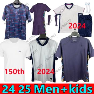 16-4XL 24 25 АНГЛИЯ Футбол Джерси BELLINGHAM RASHFORD KANE STERLING GREALISH Футбольная футболка 2024 Евро-2025 Национальная сборная Домашняя мужская детская форма SAKA RICE FODEN топы