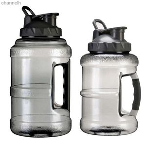 Garrafas de água 1.5L 2.5L Garrafa esportiva Boca larga Esporte Garrafa de água potável Esportes Garrafa de espaço de grande capacidade BPA Free Garrafas de beber Água yq240320