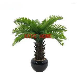 Decorative Flowers Artificial Coconut Potted Plants Tropical Palm Tree Bonsai Home Decoration Office Living Outdoor Fake