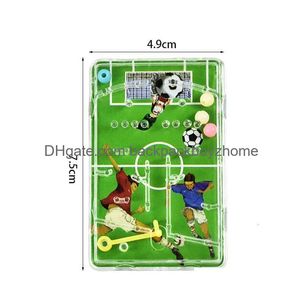 Altre forniture per feste per eventi 10 pezzi Gioco di labirinto di calcio Giocattolo educativo precoce per bambini Decorazione di compleanno Bomboniere Ragazzi Ragazze Regalo di calcio B Dhve6