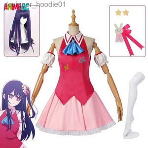 Cosplay Anime Costumes Animecc ai hoshino gra ról oShi Oshi no Ko odgrywanie ról lolita sukienka anime hoshino ai Halloween dziewczyna Wigc24320