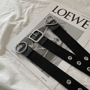 Cinture Cintura da donna Nuova cintura Cintura da donna versatile in tela decorativa in tessuto jeans