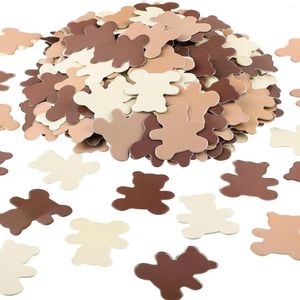 Party Decoration 100st/Lot Teddy Bear Paper Confetti Baby Shower Favor Barn Birthday Supplies Table Sprinkles Scatter