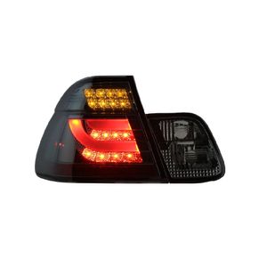 Para bmw e46 led luz traseira 01-05 320i 318i 313i 325i lâmpada traseira conjunto de luz traseira streamer indicador de sinal de volta luzes de freio reversa