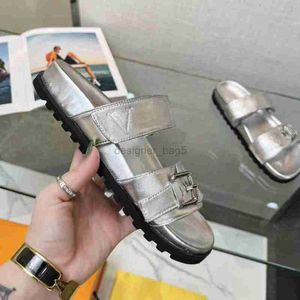 Designer toffel lyx glider märke sandaler kvinna glida män tofflor platt botten flip flop design sneakers läder sandal hög kvalitet casual skor