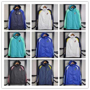 Mens 2023 2024 Football jackets Tracksuits Boca Juniors hoodie sport windbreaker running fashion multiple colour outerwear coats River Plate thin jacket