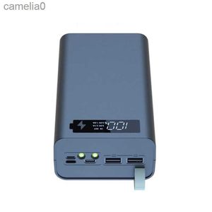 Bancos de energia de telefone celular 12X18650 caixa de bateria recarregável sem solda caixa de armazenamento de bateria DIY caixa de energia T12 com luz 18650 bateria boxC24320