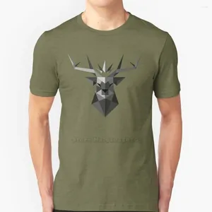 Men's T Shirts The Crowned Stag T-Shirts Pure Cotton O-Neck Shirt Men Got House Baratheon Storms End