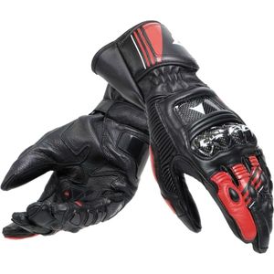 Luvas de motocross para motocicleta dan druid 4, luvas curtas de couro geniune para pilotar motocicleta com tela sensível ao toque, luvas para piloto de motocicleta