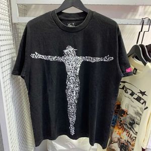 Men's T-Shirts Y2k Street Mens T-shirt Womens Top Mens Clothing High Quality Printed Loose Casual T-shirt J240319