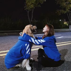 Hundkläder husdjurskläder stora för stora hundar förälder-barn kostym kläder hoodie kappjacka tröja dräkt