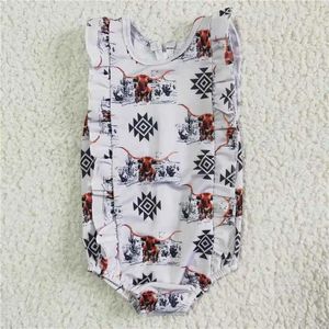 Kleidung Sets Western Fashion Floral Mädchen Ärmellose Spitze Einteiligen Badeanzug Langarm Baby Set Großhandel Kinder Kleidung