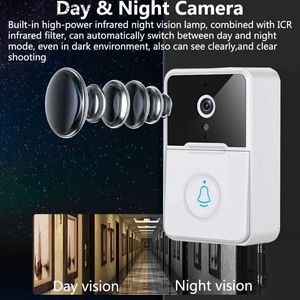 Doorbells Video Kapı Zili Kamerası 1080p Geniş Açılı Hırsızlık Önleme Güvenliği 2.4G WiFi Kapı Zili Video Sesli Çağrı Mobil Uygulama Hoş Geldiniz DOURY240320