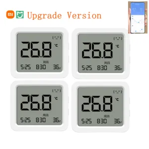 Control Xiaomi Mijia Bluetooth Thermometer 3 Multifunction Smart Electric Digital Hygrometer Temperature Humidity 3 Work with Mijia APP