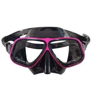 قناع الغوص من البلاستيلوي إطار معدات الغوص Snorkeling Goggles Glass 240312